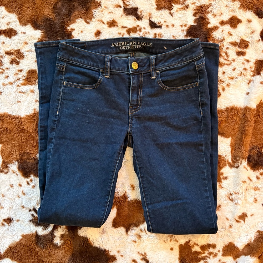 American Eagle Outfitters Women's Dark Indigo Jeggings